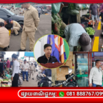 អាជ្ញាធរខណ្ឌច្បារអំពៅ ចុះរៀបចំសណ្តាប់ធ្នាប់ និងណែនាំអាជីវករលក់ដូរតាមចិញ្ចើមផ្លូវផ្សារច្បារអំពៅ